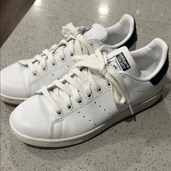 adidas Shoes - Adidas Stan Smith White and Black Women's Sneakers